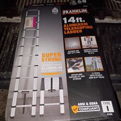 14ft Aluminum Telescoping Ladder 