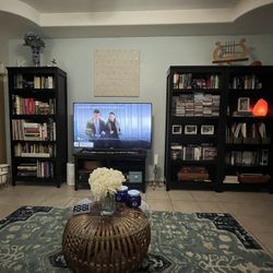 3 Bookshelves And Matching TV table