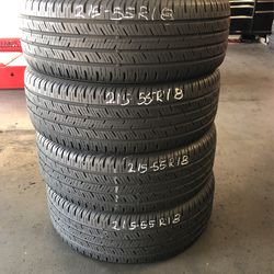 215/55R18  Continental 