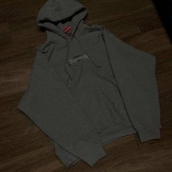 Grey Supreme Hoodie