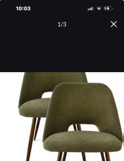 Two bar chairs Green