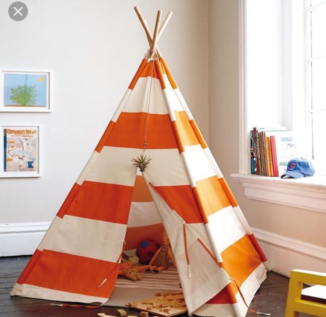Land of Nod kids play Teepee tent