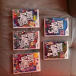 Wii games just dance comes with five games
