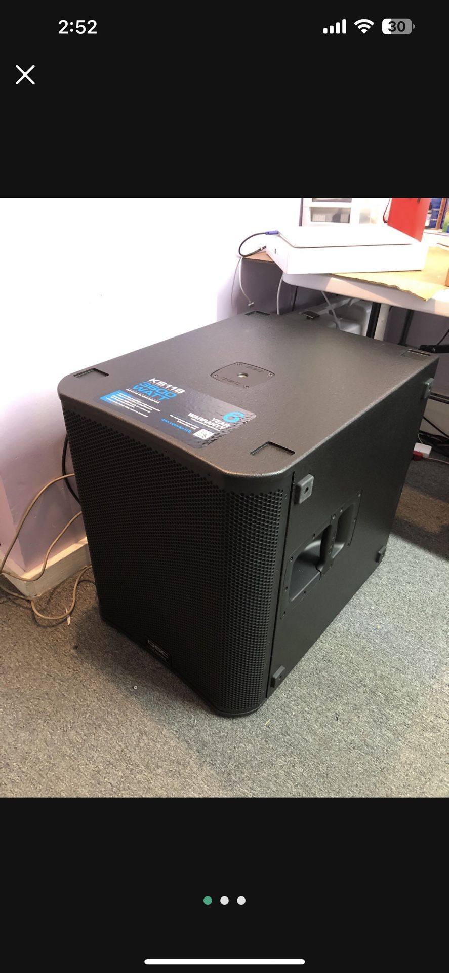 Qsc 3600 W Powered 18 Inch Sub Brand New