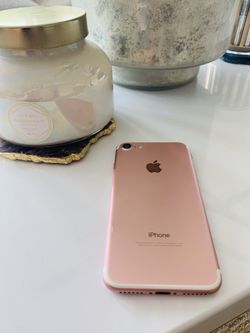Rose gold iPhone 7