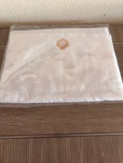 White Embroidered Hand Towel in Packaging