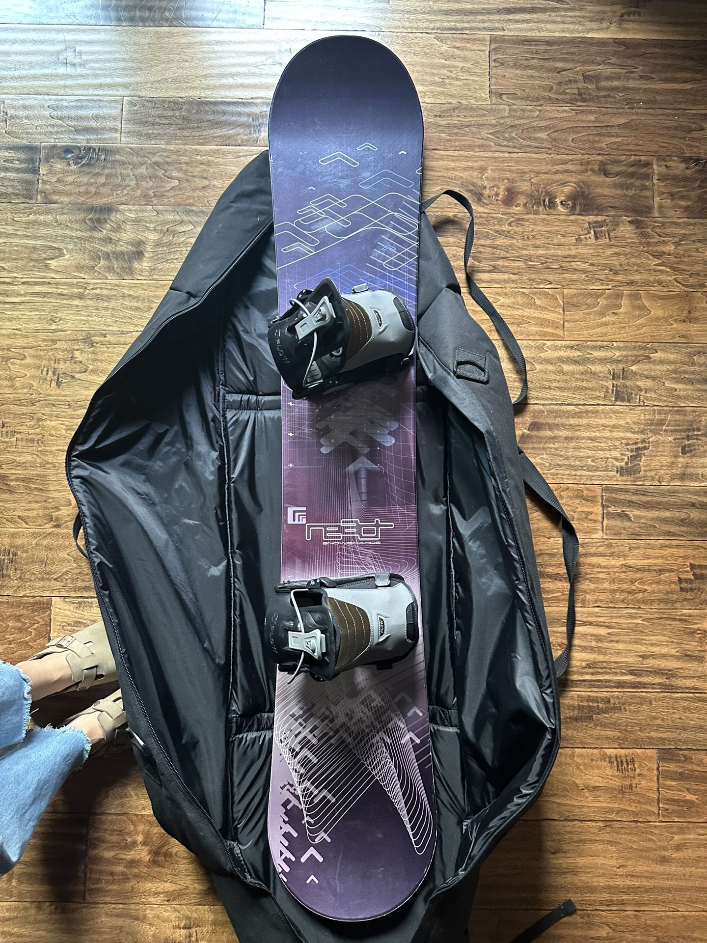 Snowboard + Boots