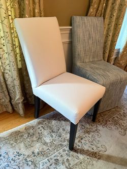 Two Parsons Chairs w/ Custom Slipcovers by Cisco Brothers