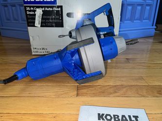 Kobalt 1/4-in x 25-ft High Carbon Wire Power Snake for Drain in the Hand  Augers department at