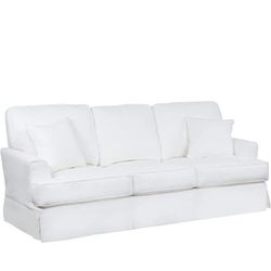 Sunset Trading Ariana Sleeper Sofa, White
