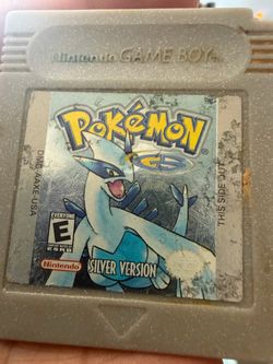 Pokemon Silver Version Game Boy Authentic With Original Parts