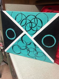 Free Abstract Geometric Painting