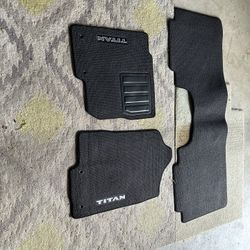2018 To 2023 Nissan Titan Crew Can OEM Carpet Floor Mats