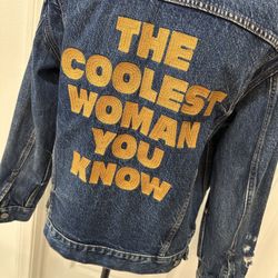 Lucky brand denim jacket size Large