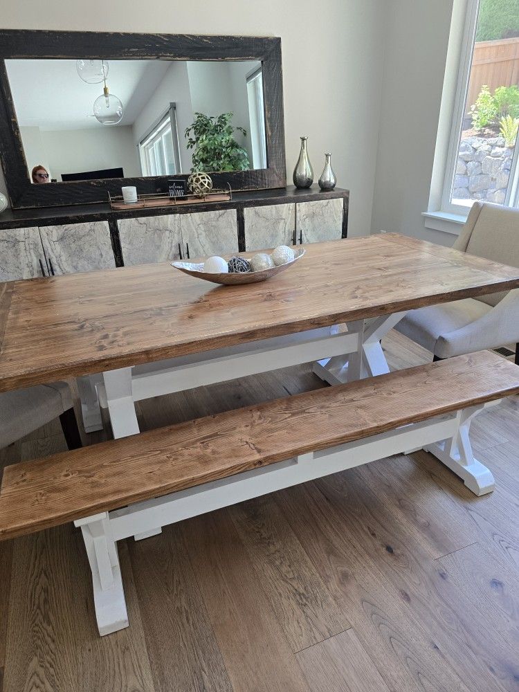 7ft Custom Built Dining Table