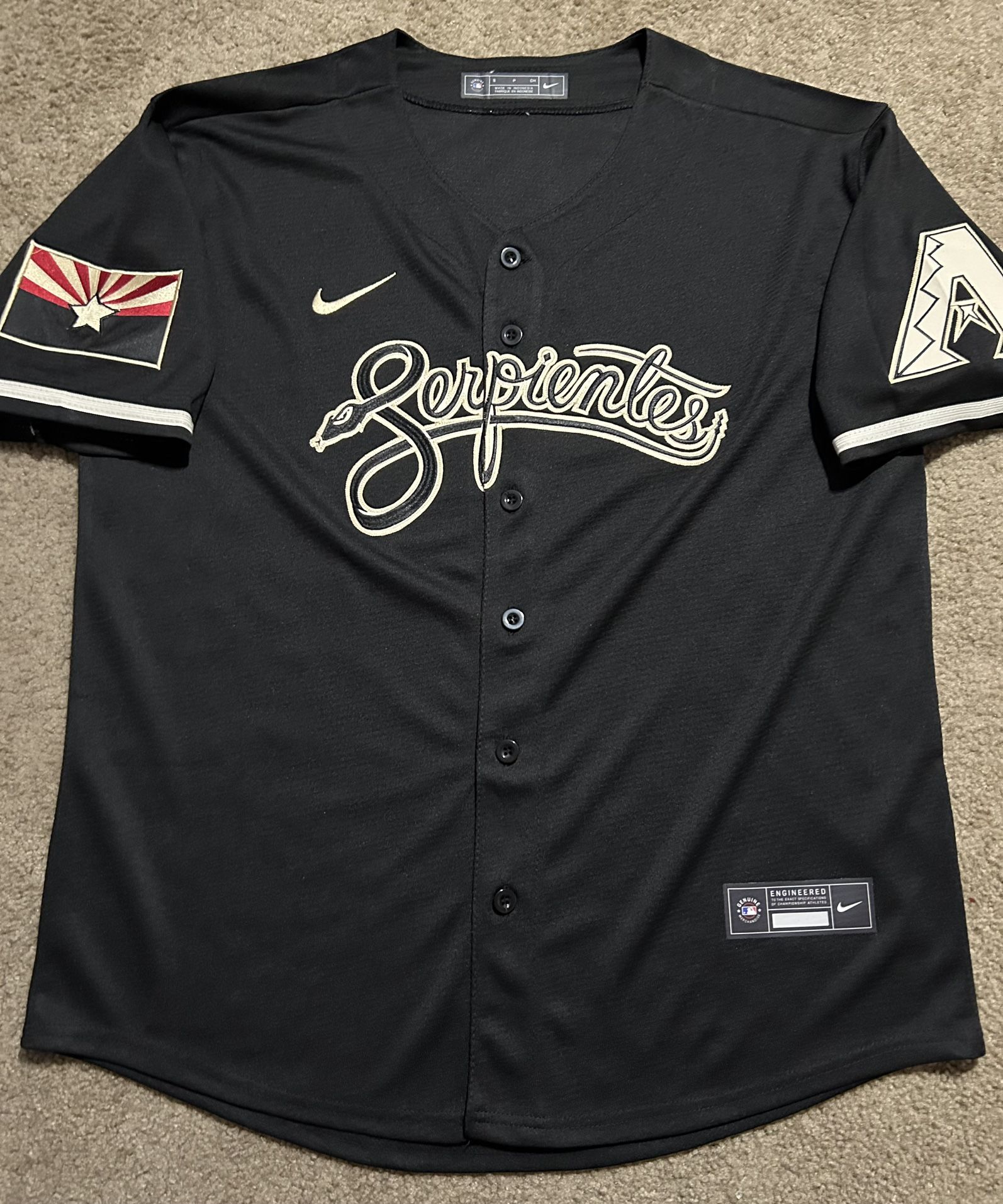 Arizona Diamondbacks ‘Serpientes’ Custom Baseball Jersey