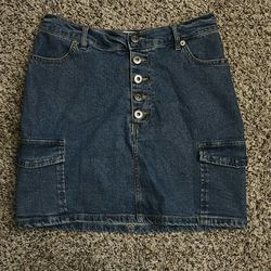 love tree denim skirt