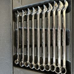 10pc Snap On Flank Drive Plus Wrenches 