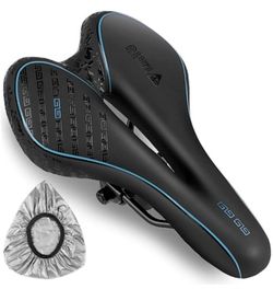 hasagei bike seat saddle Comfort Blue Color 