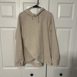 Beige Maternity/Nursing Hoodie