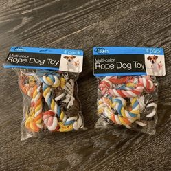 Rope Dog Toys 4 Pack 