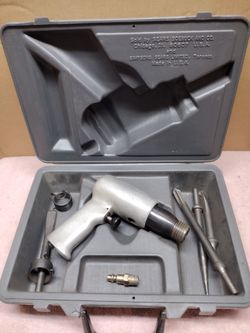 Sears Roebuck Air Hammer Kit w/Chisels Case Manual