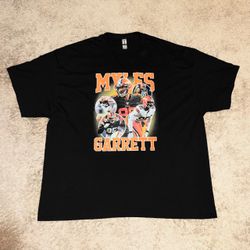 Cleveland Browns Myles Garrett NFL Football Gildan Graphic T Shirt Adult 3XL