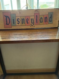 Disneyland Wooden Wall Sign