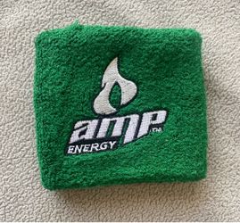Amp Energy Green Wristband (Sweatband)