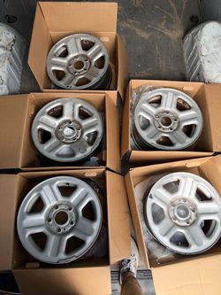 2012 Jeep Wrangler factory 16” wheels 5x127 all 5 wheels
