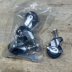 Castors 4 pack
