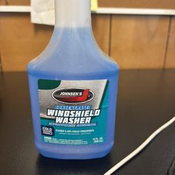 Johnson’s Windshield Washer Concentrate. 