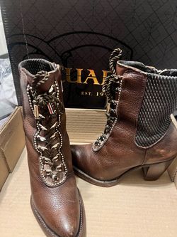 Cuadra Brown Leather Ankle Boots