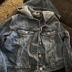 Gap Girls Denim Hoodie Jacket Sz Xxl for Sale in Windsor Hills, CA - OfferUp