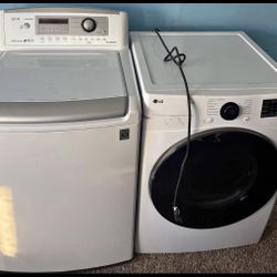 LG Heavy Duty Washer & Gas Dryer