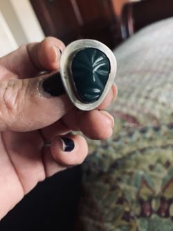 Antique silver 925 earrings