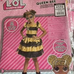 New Halloween Costume- Lol Surprise Queen bee Toddler 3-4 $12