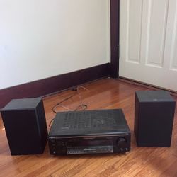 Sony Receiver and Onkyo Speakers and speaker wire