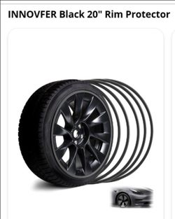 INNOVFER Black 20" Wheel Rim Protectors