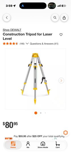Construction Tripod for Laser Level