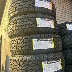 265/70r17 Forceland AT LT mounted and balanced