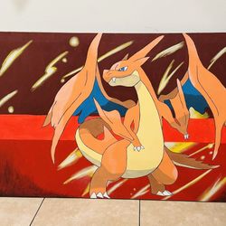 Charizard 30” tall x 42” wide