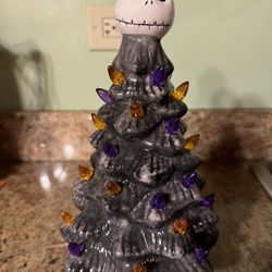 Disneys Nightmare Before Christmas Ceramic Tree 