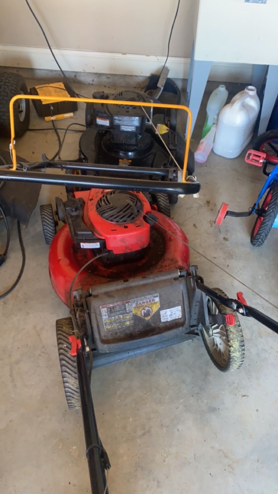 3 Push Mowers