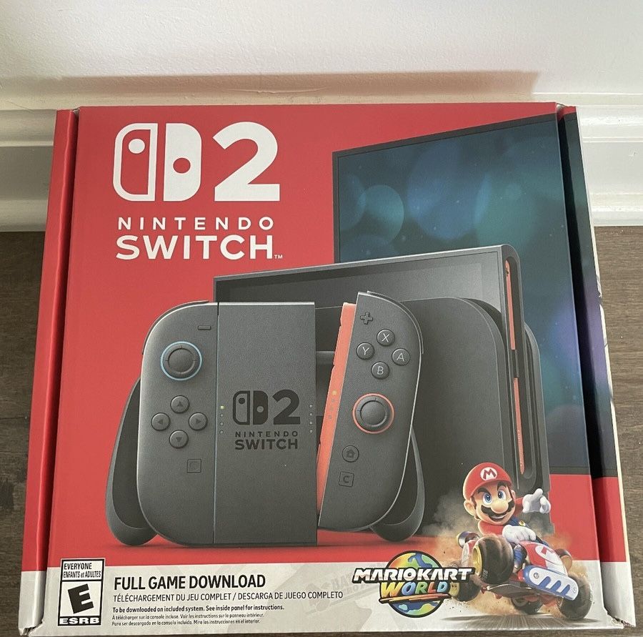 Switch 2 Console + Mario Cart Bundle