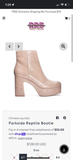 Chinese Laundry Platform Booties