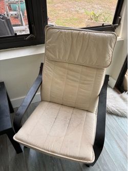 2 ikea poang chairs. As is