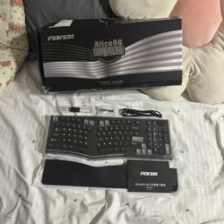 feker alice 98 ergonomic design keyboard