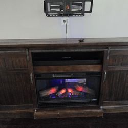 Electric Fireplace and TV Console