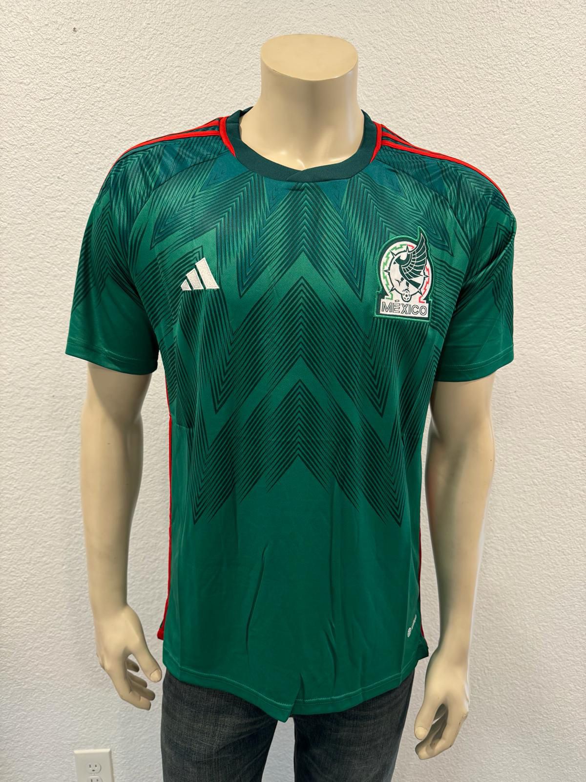 México Home Soccer Green Jersey